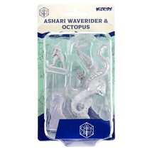 WizKids Critical Role: Ashari Waverider &amp; Octopus (Unpainted) - £11.48 GBP