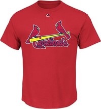 Majestic Mens St. Louis Cardinals Michael Wacha #52 Name&amp;Number T-Shirt ... - £13.19 GBP