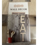 Horizon Group 3 Piece Wood Wall Decor Letters EAT Kitchen Dining Target - £11.73 GBP