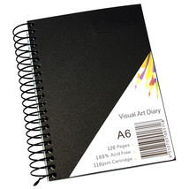 Quill Visual Art Diary 120 Pages (A6) - £13.07 GBP