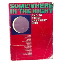 Somewhere in the Night Piano Songbook Vintage Sheet Music 27 Songs 1979 Pop - £11.97 GBP