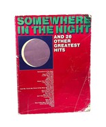 Somewhere in the Night Piano Songbook Vintage Sheet Music 27 Songs 1979 Pop - £11.75 GBP