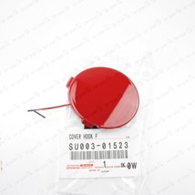 GENUINE TOYOTA SCION 13-16 FR-S RED FRONT BUMPER TOW CAP HOLE COVER SU00... - $425.53 MXN