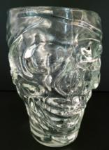 Halloween Luminarc Pirate Skull Clear Glass Large 30 Oz Mug NWT - $17.75