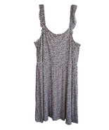 Maurices 24/7 Animal Print Ruffle Strap Midi Dress Plus Size 2 X - $10.40