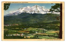 Mt. Shasta City California Postcard - £37.39 GBP