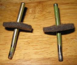Elna Supermatic Tap-In Spool Pins Set Of Two + Felt Pads - $7.50