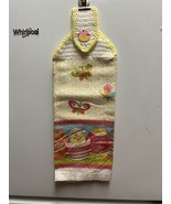 Easter Hanging Towel - Chicks and Butterflies - $64.55 MXN