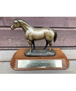 VTG KAAG OF CALIFORNIA AMERICAN QUARTER HORSE ASSOCIATION IRON SCULPTURE... - £46.50 GBP