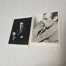 Gary Cooper Postcard Lot of 2 by Clarence Sinclair Bull and George Hurrell - £6.75 GBP