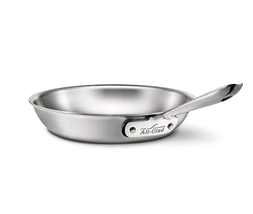 All-Clad D5 Brushed SS 10 in Fry pan w/All-Clad D5 Stainless Steel lid - £84.05 GBP