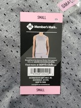 Member&#39;s Mark Everyday Perforated Women&#39;s Performance Tank Light Gray Si... - £3.90 GBP
