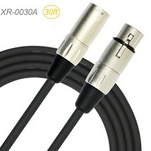 30ft Kirlin XLR 3-Pin Male to Female 20AWG/2C OFC Microphone Cable, XR-0030A - £33.94 GBP