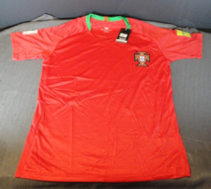 New Portugal National Football Team Red Soccer Jersey Shirt Medium - £25.54 GBP