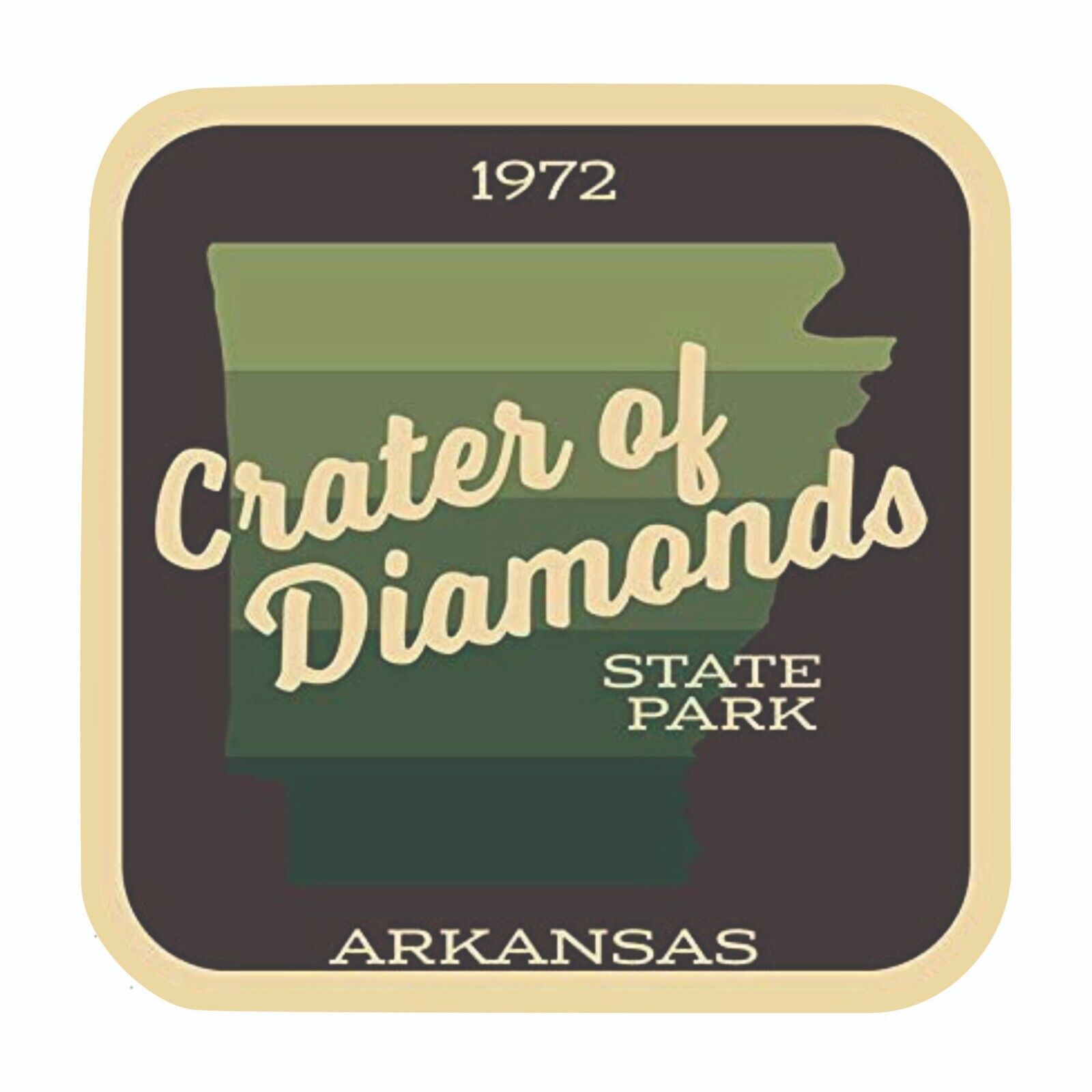 Crater Of Diamonds State Park Arkansas Sticker Decal Bumper Sticker ...