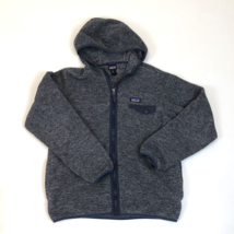 Patagonia Youth Synchilla Lightweight Snap-T Fleece Gray Zip Hoody Boys XL 14 - £22.19 GBP