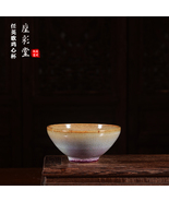 Handmade Ceramic Tea Cup  Iridescent Purple Glaze Artisan Pottery for Te... - €773,59 EUR