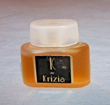 Vintage Full Miniature K de  Krizia Glass Bottle-Lot 36 - £10.97 GBP