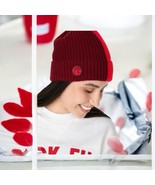 Authentic Chick Fil A Knit Beanie Winter Cap Hat- Color Block Red- 2 Ton... - $380.79 MXN