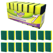 14 Pack Heavy Duty Scrub Sponges Washing Dishes Cleaning Kitchen Dish Sponge - £19.97 GBP