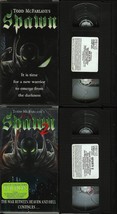 Todd Mc Farlanes Spawn &amp; Spawn 2 Animated Uncut Special Editions 3D Covers Vhs - £15.68 GBP