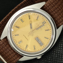 Vintage Seiko 5 Automatic 7009A Japan Mens Original Dial Watch 621b-a413524 - £30.44 GBP