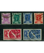 FRANCE Sc# 315-320 Used Int&#39;l Exposition Paris complete set of 6 (1936) ... - £5.21 GBP