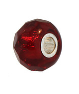 Authentic Trollbeads Glass 60186 Red Prism - £14.17 GBP
