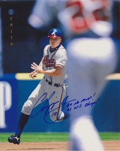 Chipper Jones Signed Autographed 1997 Pinnacle Zenith 8x10 Photo - £47.18 GBP