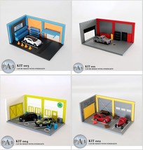Mini garage displays for 1:64 diecast Cars Compatible with HOTWHEELS MAT... - £80.87 GBP