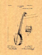 Banjo Patent Print - £6.35 GBP+