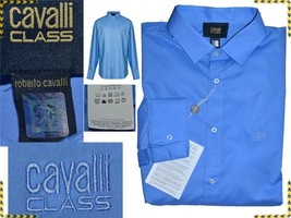 Cavalli Class Men&#39;s Shirt European 2XL / Xl Us CV01 T1P - £66.06 GBP