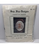 Sew Fine Designs Counted Cross Stitch Kit No K-903 Special Teddy Kind of... - £7.91 GBP