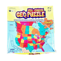 Geo Toys USA &amp; Canada Puzzle Thicker Pieces NWT - $15.84