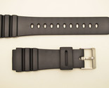 22mm Fits CASIO Black PVC Watch BAND Strap AMW-320D AD-520 MD705 AMW330 ... - $13.95