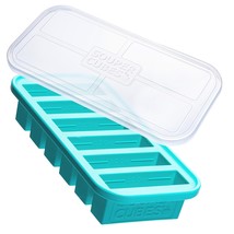 1/2 Cup Silicone Freezer Tray With Lid - Easy Meal Prep Container And Kitchen St - £31.71 GBP