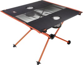 Cascade Mountain Tech Ultralight Camp Table - Lightweight For, Black/Orange. - £44.84 GBP
