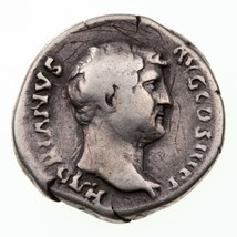 Ancien Rome Hadrian Argent Denier D&#39;Argent 117 - 138 Ad Fin État - £158.25 GBP