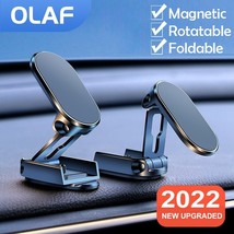 Foldable Magnetic Phone Holder in Car GPS Air Vent Mount Magnet CellPhone Stand  - £15.08 GBP