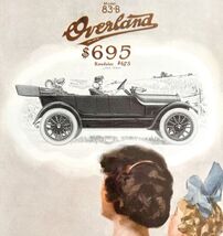 Willys Knight Overland 83-B 1916 Roadster Advertisement Automobilia HM1C - $27.00