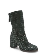 Free People Date Night Elle Block Heel Slouchy Boots Pine Diamonds ( 39.5 ) - $271.32 CAD