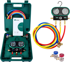 AC Manifold Gauge Set for R134A, R1234Yf, and R410A, 800 PSI Dual-Scale ... - $148.77