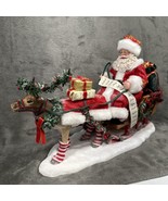 Dept 56 SANTA Through the Woods Possible Dreams Figure LED Christmas NIB... - $170.93 CAD