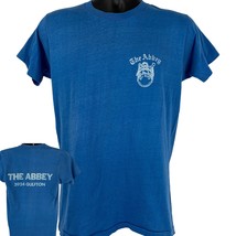 The Abbey Suds Sandwiches Houston Vintage 80s T Shirt Texas Made In USA Medium - £28.32 GBP