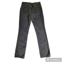 LondonJean Women 6 Long Black Sexy Straight Jeans Mid Rise Denim VTG Vintage - £15.52 GBP