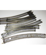 HO BRASS CURVED TRACK  - 8 SECTIONS - GOOD- H39 - $34.09 MXN