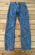 Jen7 By 7 For all mankind NWOT Women’s Ankle Skinny Sunrise Leopard Jeans 00 DJ - £22.94 GBP