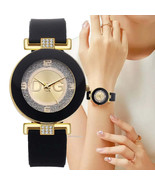Luxury Simple Brands Large Dial Design Women Quartz Watches Casual Silic... - $28.41 CAD