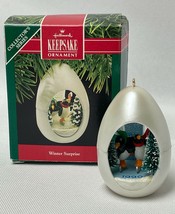 Hallmark Winter Surprise #2 Series 1990 Christmas Keepsake Ornaments Penguins - £5.15 GBP