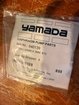 NEW LOT of 4 Yamada Double Air Diaphragm Pump Valve O-ring 69mm x 3mm 64... - $31.81 CAD